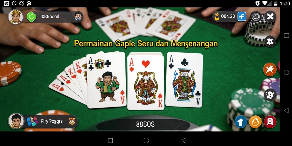 Tampilan gameplay seru di 88BOS yang menampilkan momen-momen menegangkan.