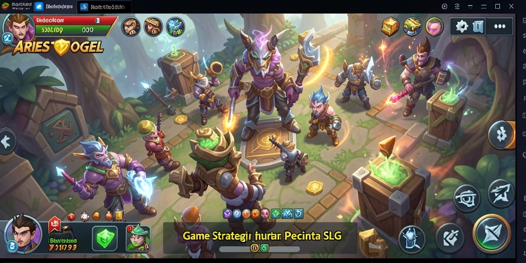 Tampilan menarik dari gameplay <strong>ARIESTOGEL</strong> yang penuh strategi.