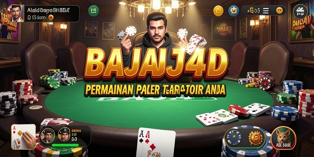 Tangkapan layar utama BAJAJ4D menampilkan aksi permainan Poker yang mendebarkan.