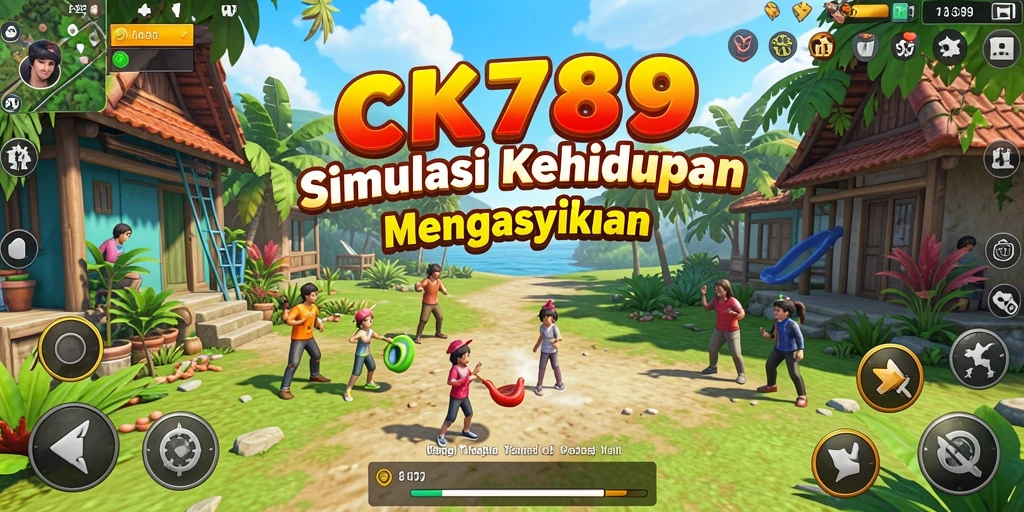 Tampilan gameplay CK789 yang realistis dan interaktif.