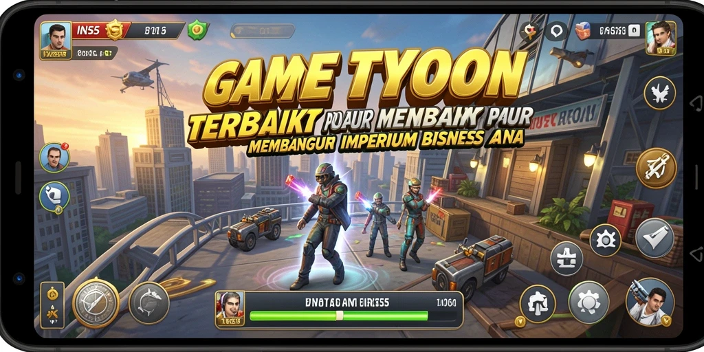 Tampilan gameplay Tycoon yang menarik dan interaktif.
