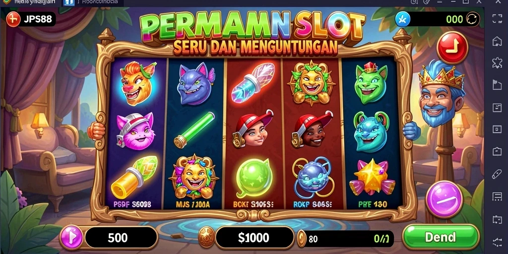 Tampilan menarik gameplay slot JPS88 dengan beragam tema.