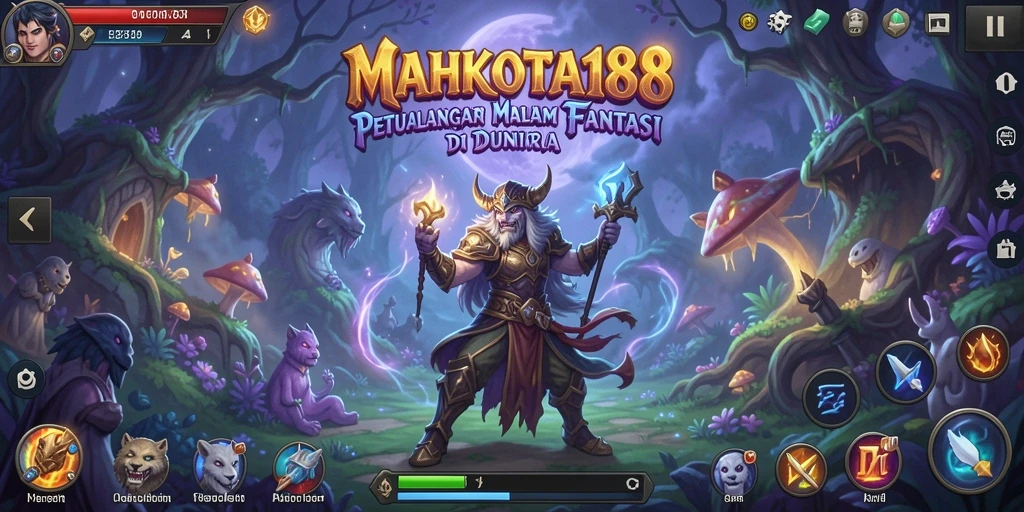 Tangkapan layar dari gameplay ARPG yang epik di MAHKOTA188.