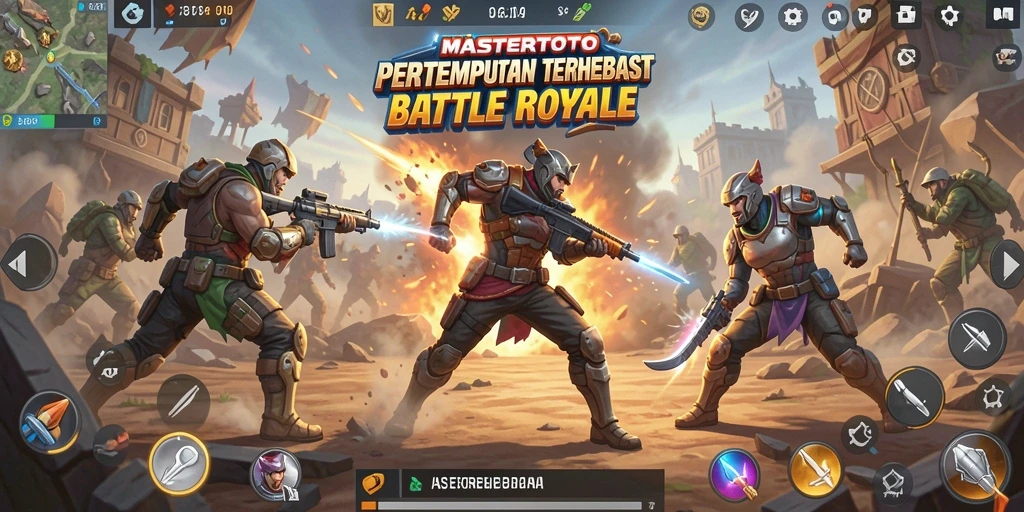Tampilan gameplay seru dan adrenalin tinggi di MASTERTOTO.