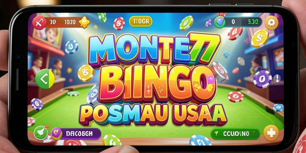 Gameplay seru dan interaktif di MONTE77 Bingo.