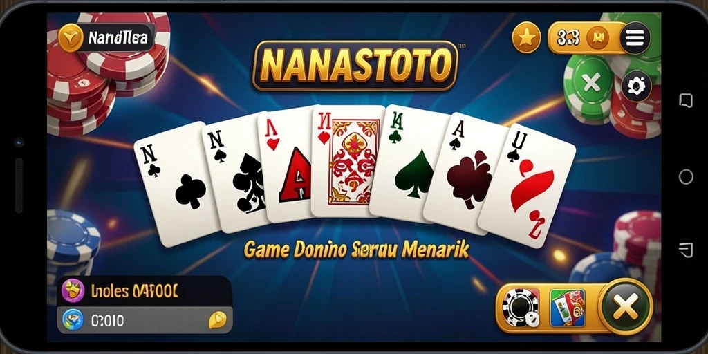 Tampilan gameplay NANASTOTO yang menegangkan dan menyenangkan.