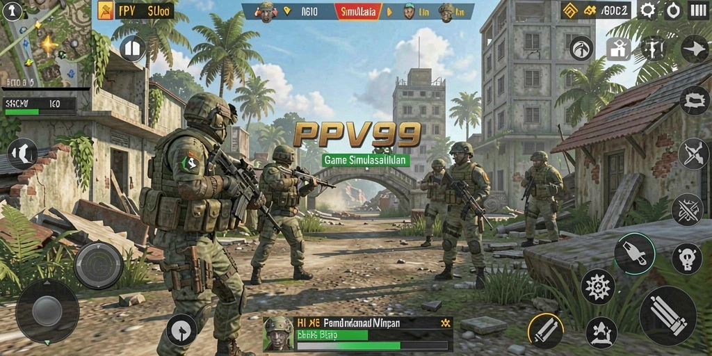 Screenshot permainan PPV99 menunjukkan pengalaman simulasi yang mendalam.