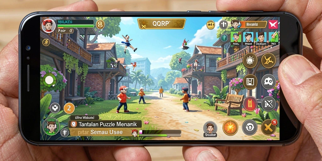 Tampilan gameplay menantang dari QQRP yang menarik perhatian.