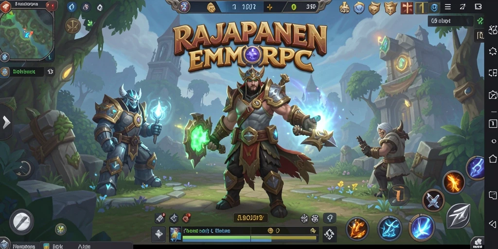 Tampilan antarmuka game RAJAPANEN yang menarik dan gameplay yang seru.