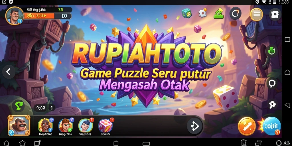 Gameplay seru RUPIAHTOTO menantang keterampilan pemecahan masalah.