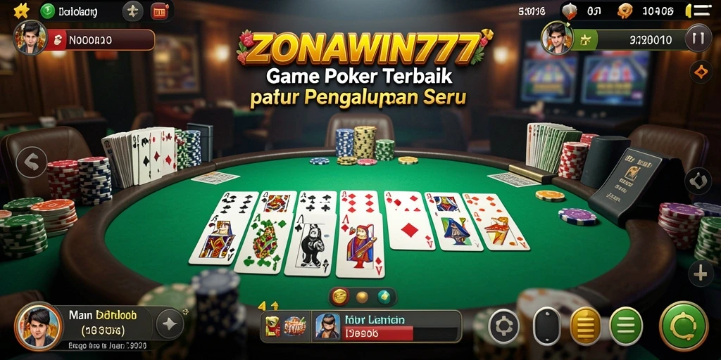 Gameplay Poker yang Menegangkan di ZONAWIN777.