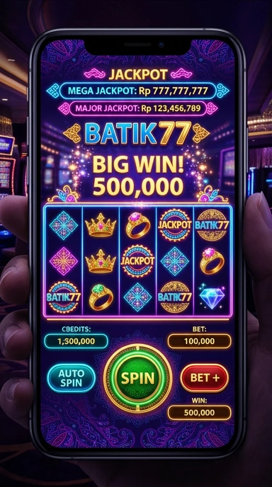 Screenshot dari koleksi aplikasi populer di Batik77.